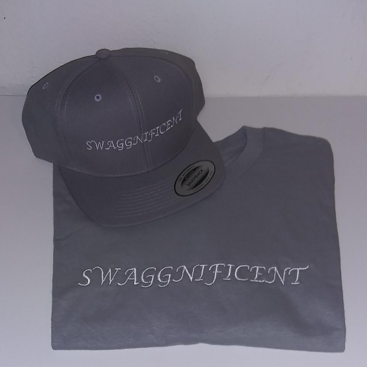 Swaggnificent Embroidered T-shirts w/Snapback