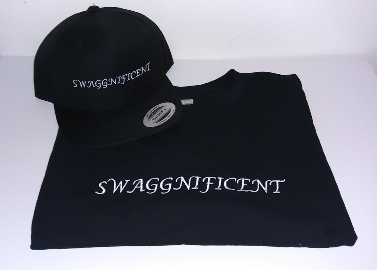 Swaggnificent Embroidered T-shirts w/Snapback