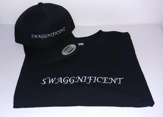 Swaggnificent Embroidered T-shirts w/Snapback