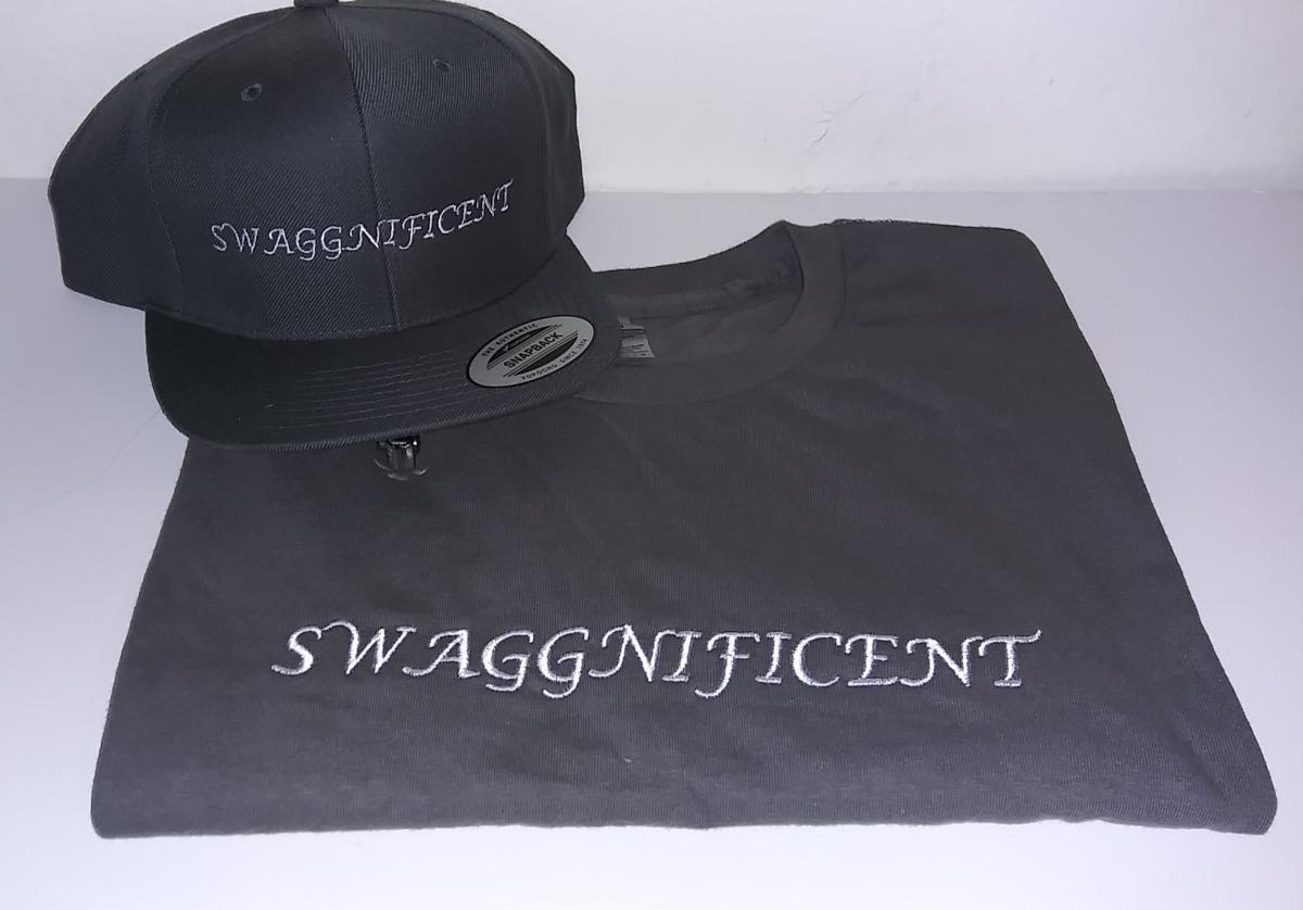 Swaggnificent Embroidered T-shirts w/Snapback