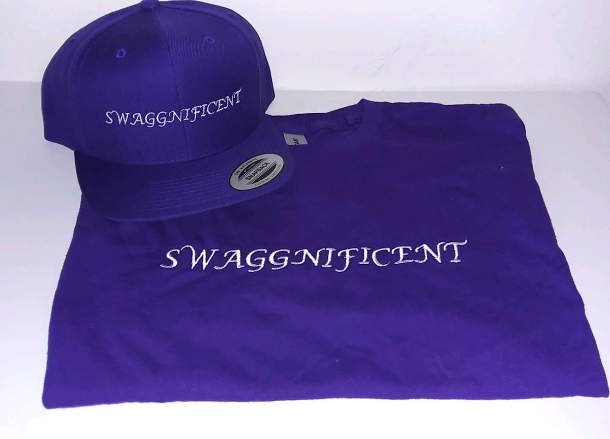 Swaggnificent Embroidered T-shirts w/Snapback