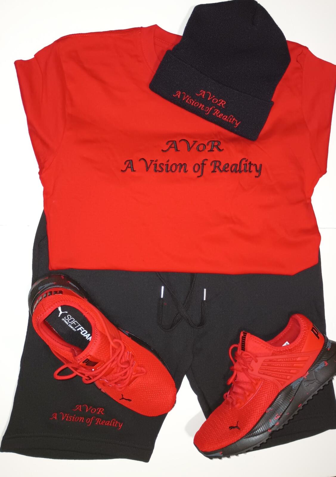 AVoR Embroidered Short Sets w/beanie