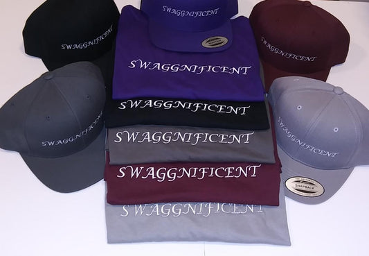 Swaggnificent Embroidered T-shirts w/Snapback