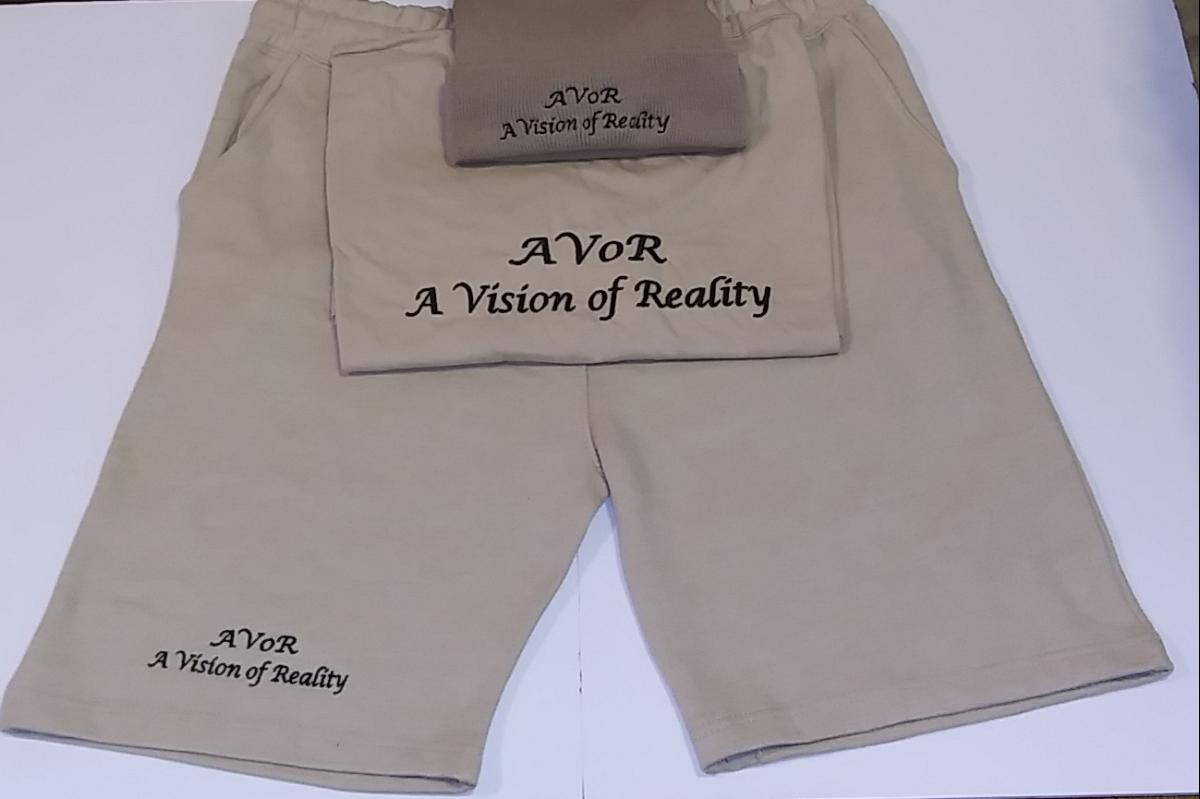 AVoR Embroidered Short Sets w/beanie